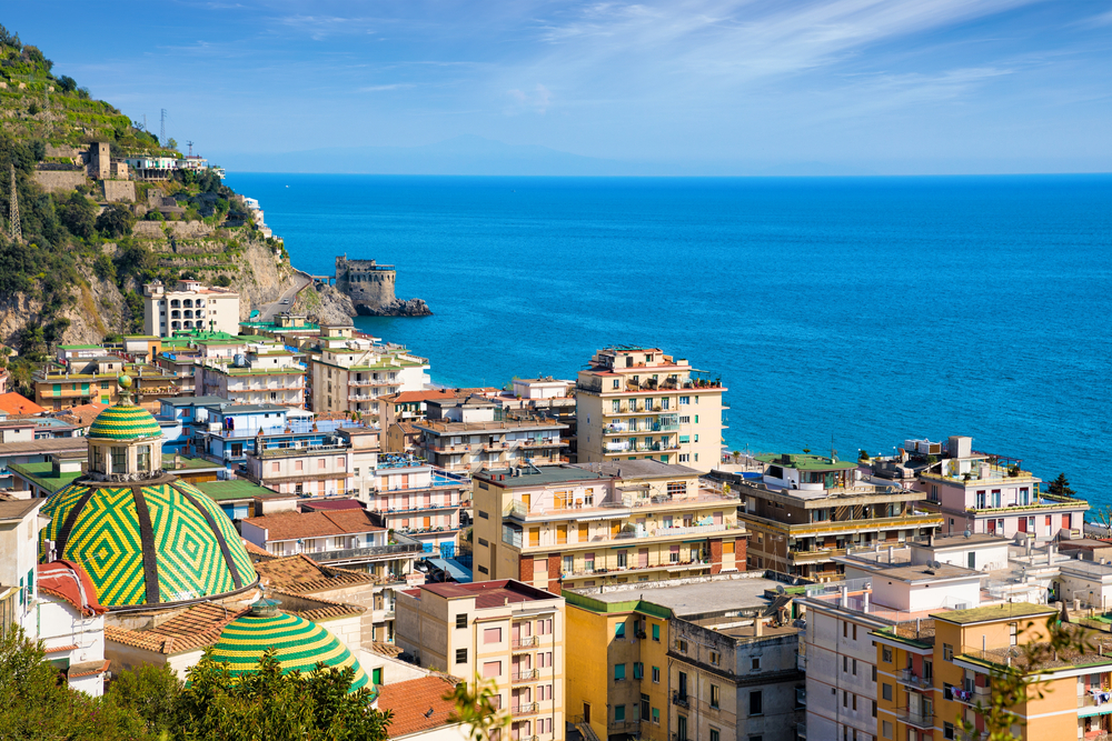 Maiori,Is,Town,And,Comune,On,Amalfi,Coast,In,Province