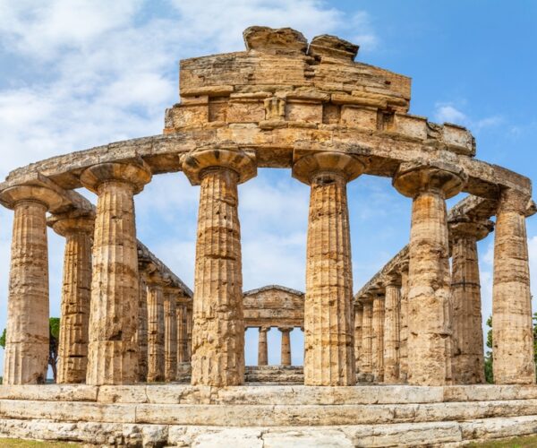 Temple of Hera at famous Paestum
